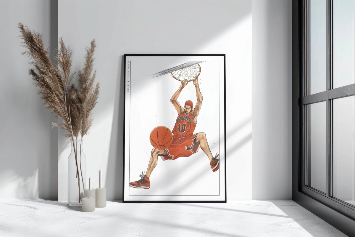 Slam Dunk - Hanamichi Sakuragi - Art Only with Decor