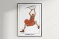 Slam Dunk - Hanamichi Sakuragi - Artist Name Unframed