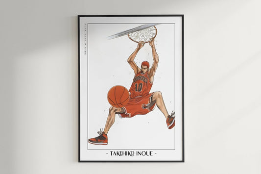 Slam Dunk - Hanamichi Sakuragi - Artist Name Unframed