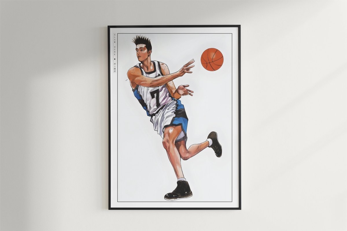 Slam Dunk - Akira Sendoh - Art Only - Black Frame