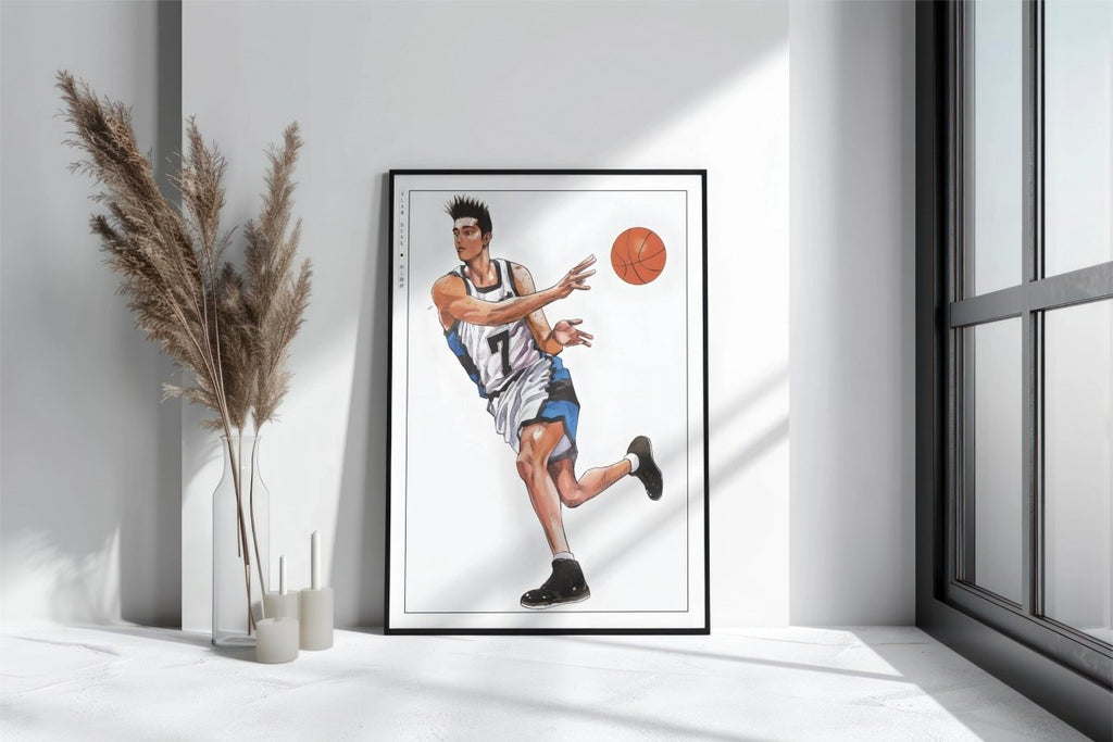 Slam Dunk - Akira Sendoh - Art Only with Decor