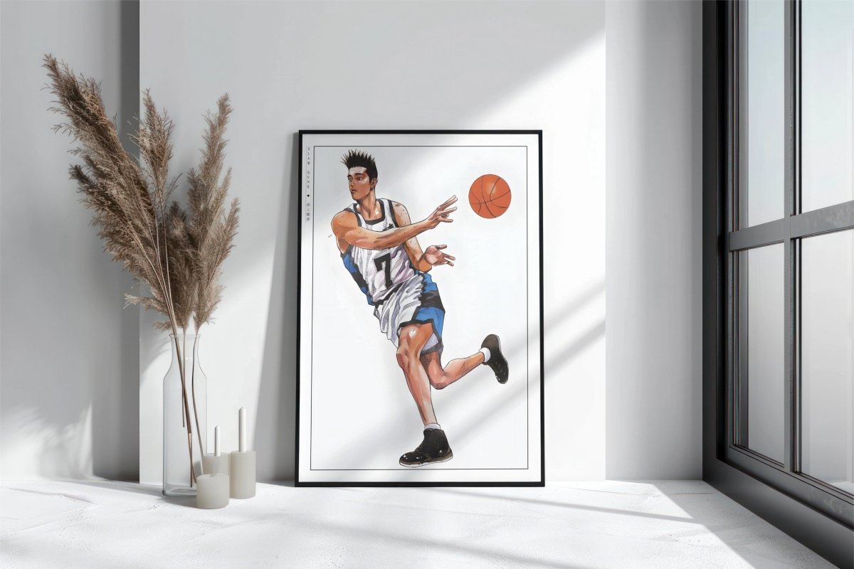 Slam Dunk - Akira Sendoh - Art Only with Decor
