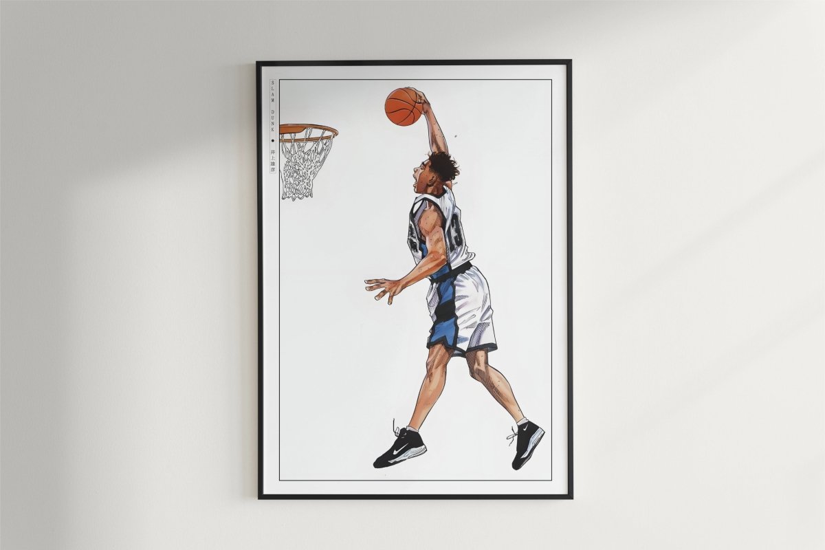 Slam Dunk - Kicchou Fukuda - Art Only - Black Frame