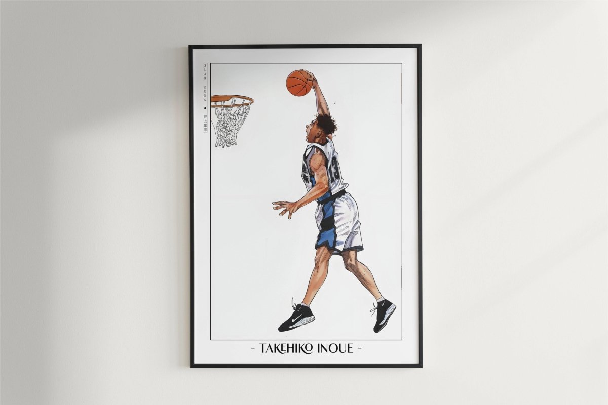 Slam Dunk - Kicchou Fukuda - Artist Name - Black Frame