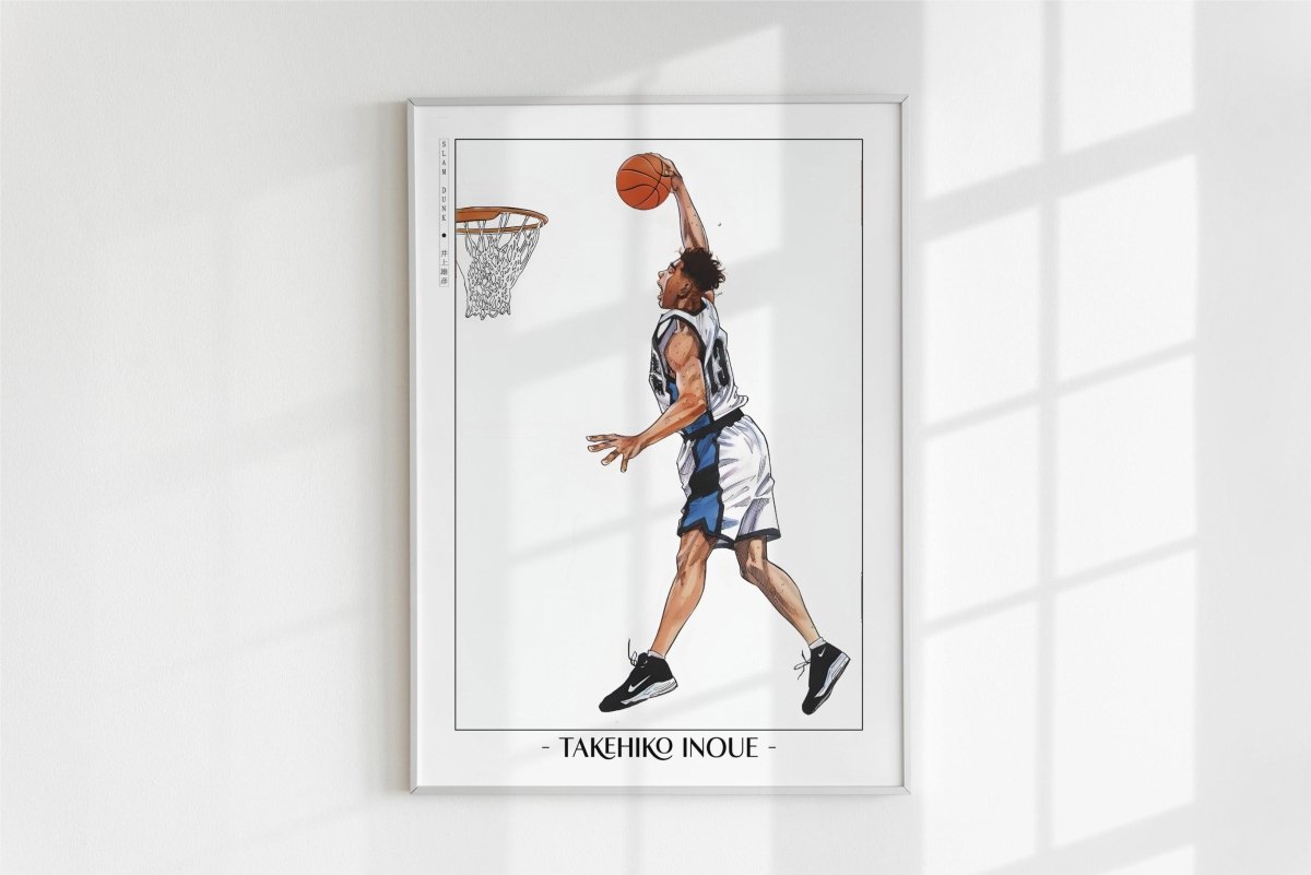 Slam Dunk - Kicchou Fukuda - Artist Name - White Frame