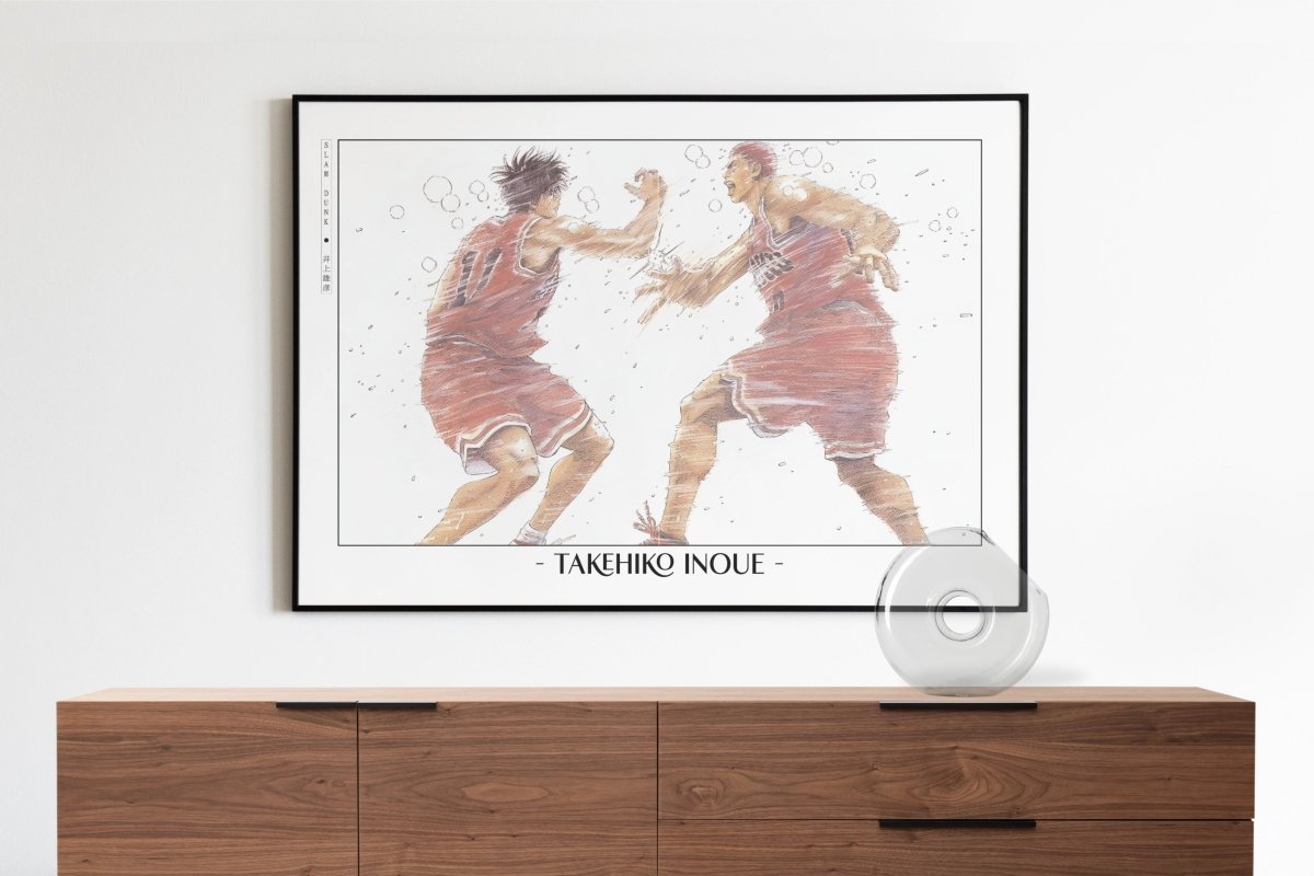 Slam Dunk - Shohoku First Years - Artist Name with Decor