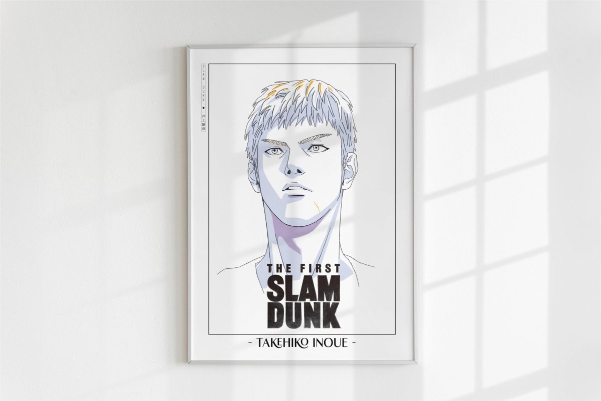First Slam Dunk - Mitsui - Artist Name - Black Frame