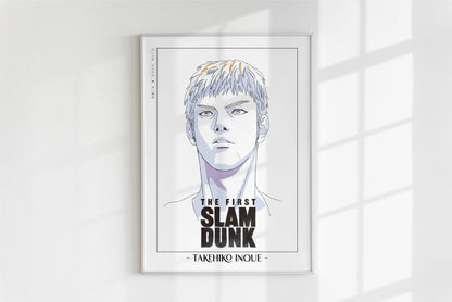 First Slam Dunk - Mitsui - Artist Name - Black Frame