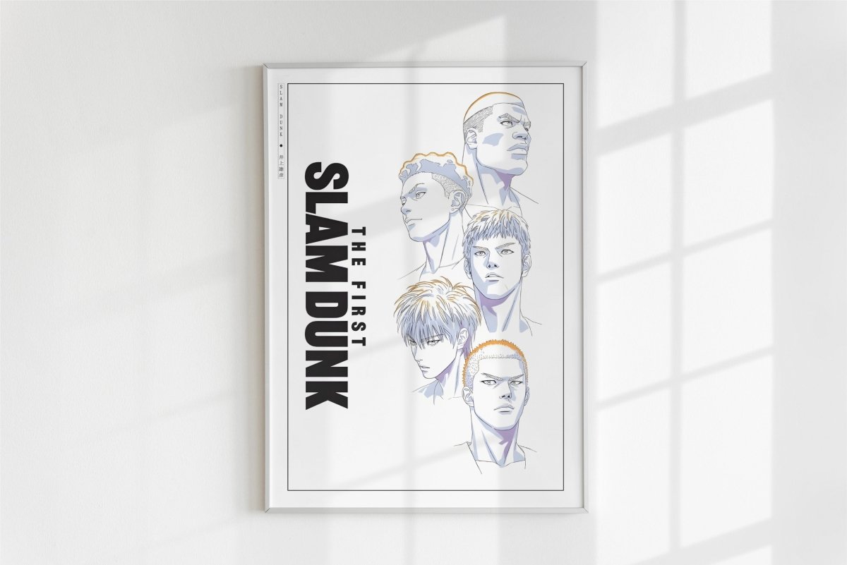 First Slam Dunk - Shohoku - Art Only - White Frame