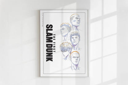 First Slam Dunk - Shohoku - Art Only - White Frame