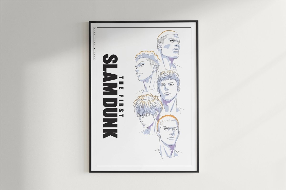 First Slam Dunk - Shohoku - Art Only - Black Frame