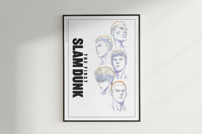 First Slam Dunk - Shohoku - Art Only - Black Frame