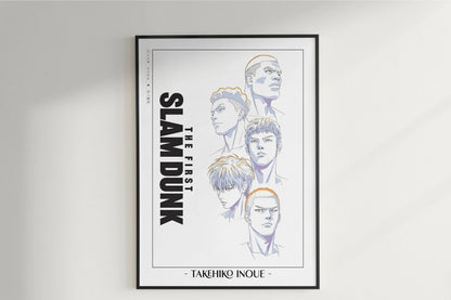 First Slam Dunk - Shohoku - Artist Name Unframed