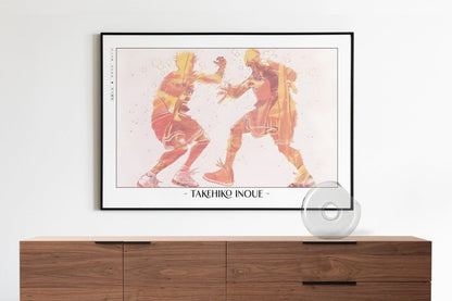 Slam Dunk - Shohoku Fight - Artist Name with Decor