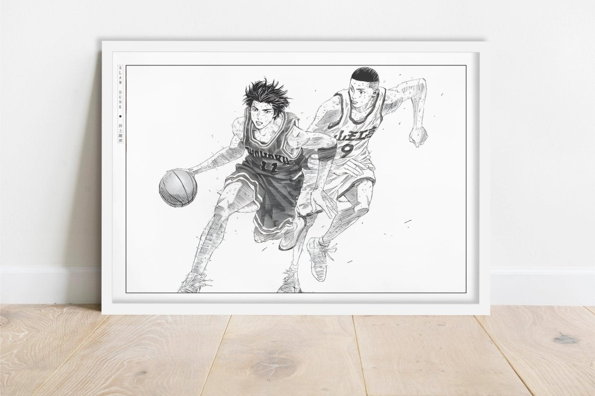 Slam Dunk - Battle of the Aces - Art Only - White Frame
