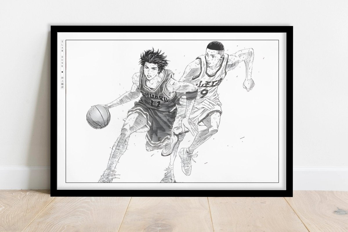 Slam Dunk - Battle of the Aces - Art Only - Black Frame