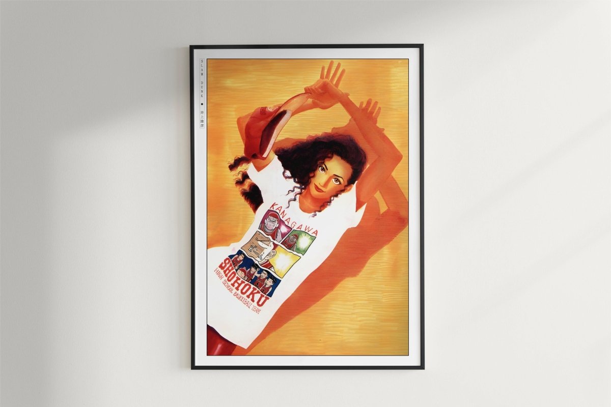 Slam Dunk - Ayako - Art Only - Black Frame