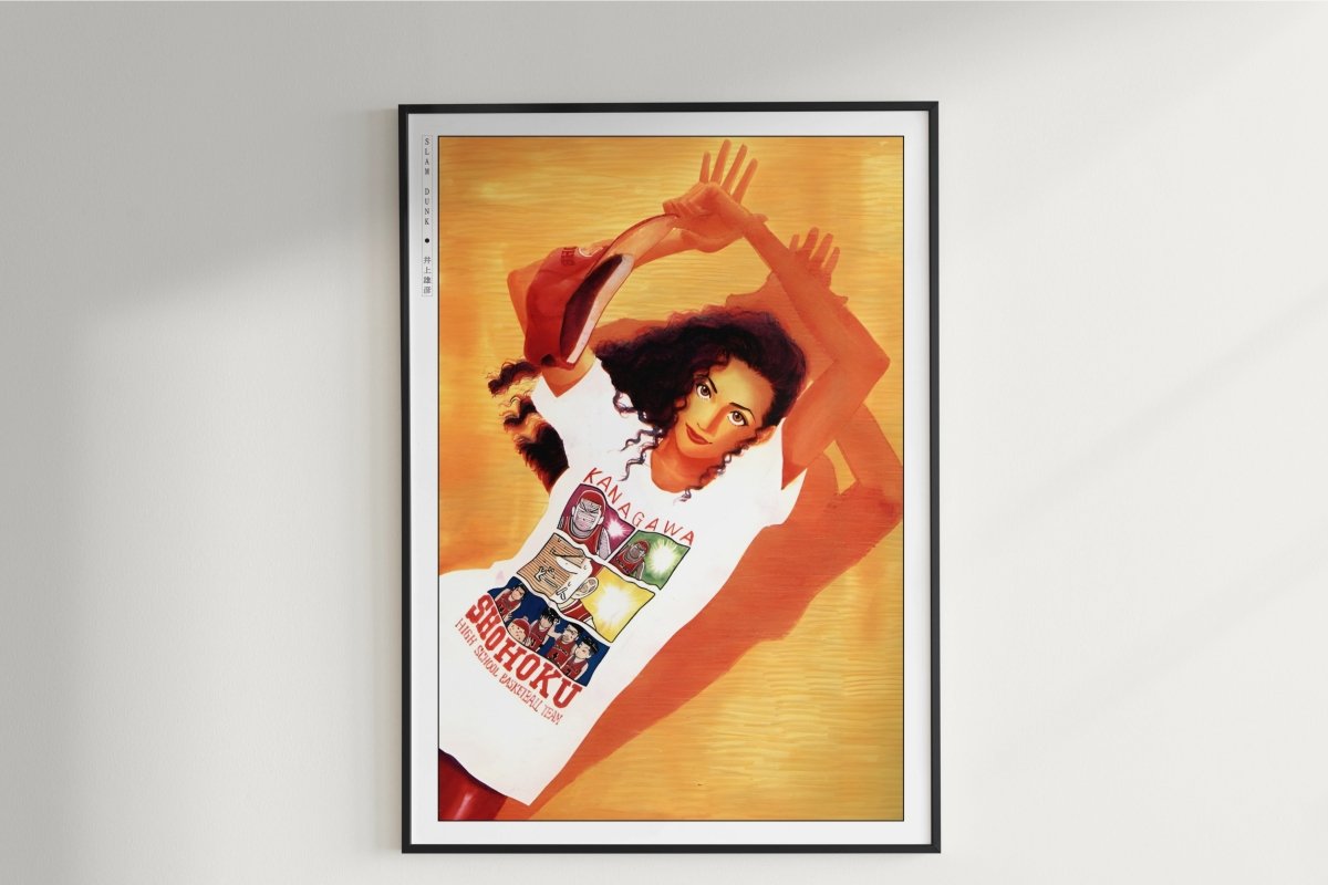 Slam Dunk - Ayako - Artist Name Unframed