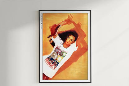 Slam Dunk - Ayako - Artist Name Unframed