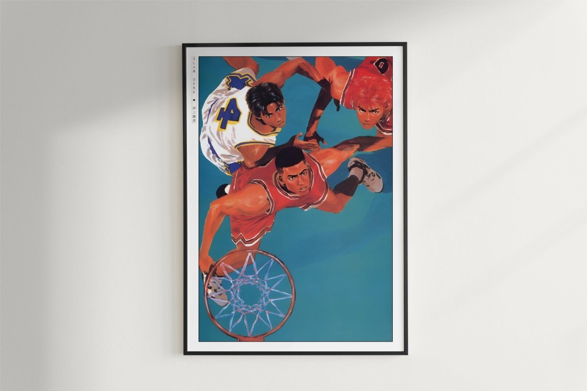 Slam Dunk - Under the Net - Art Only - Black Frame