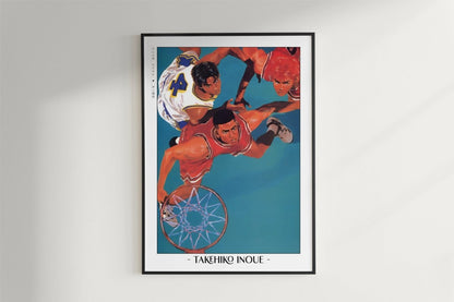 Slam Dunk - Under the Net - Artist Name - Black Frame