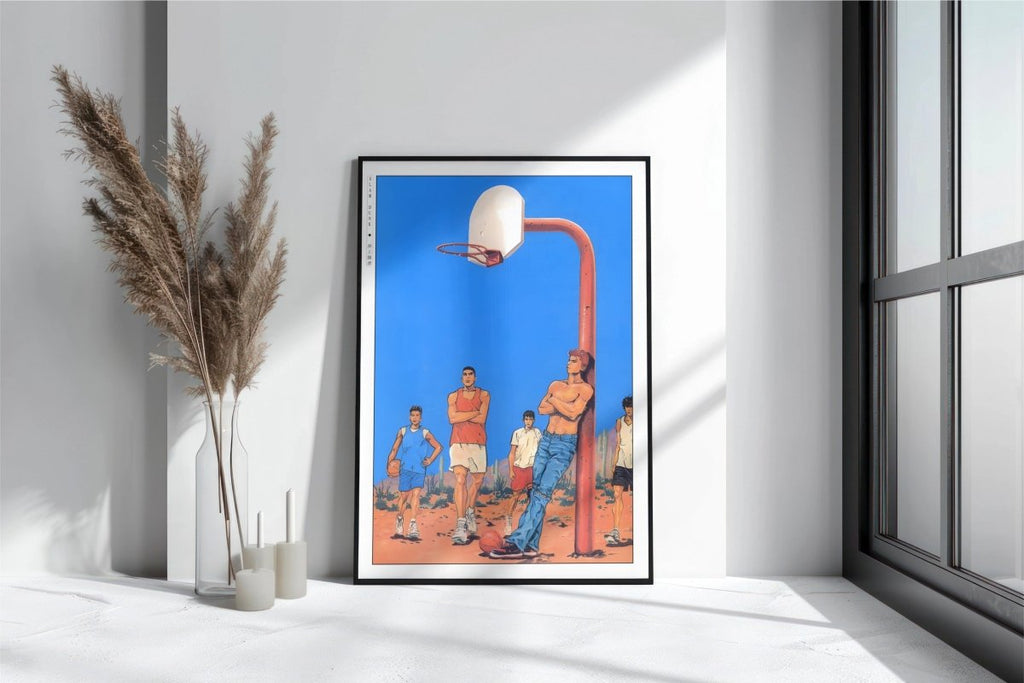 Slam Dunk - Blue Skies - Art Only with Decor