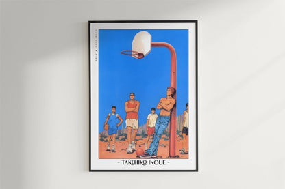 Slam Dunk - Blue Skies - Artist Name - Black Frame