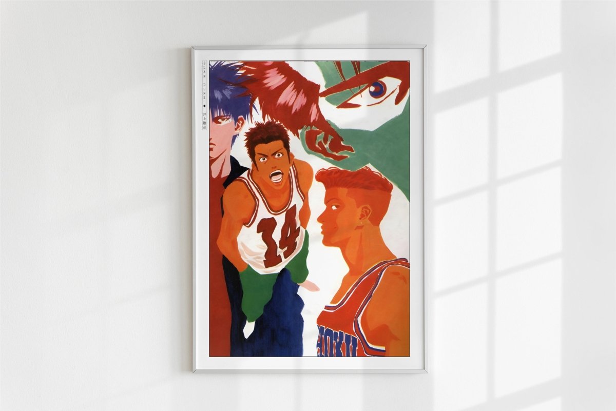 Slam Dunk - Shohoku Shoot - Art Only - White Frame