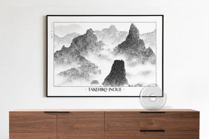 Vagabond - Atop the Mountain - Artist Name with Decor