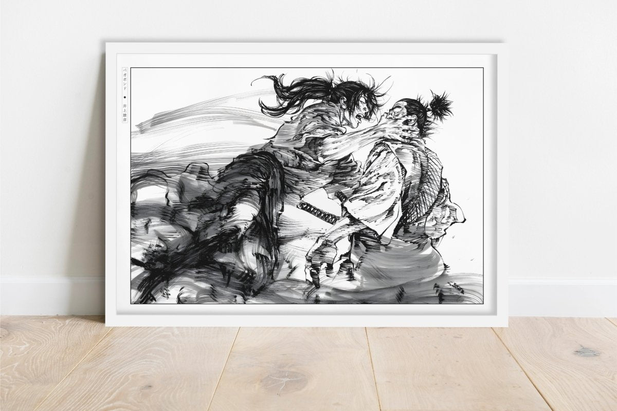 Vagabond - Silent Rage - Art Only - White Frame