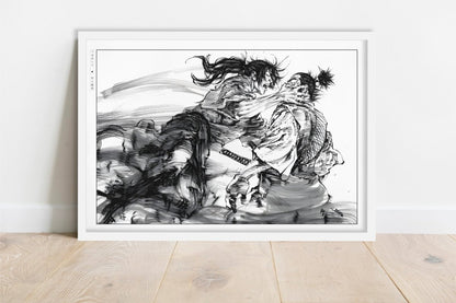 Vagabond - Silent Rage - Art Only - White Frame