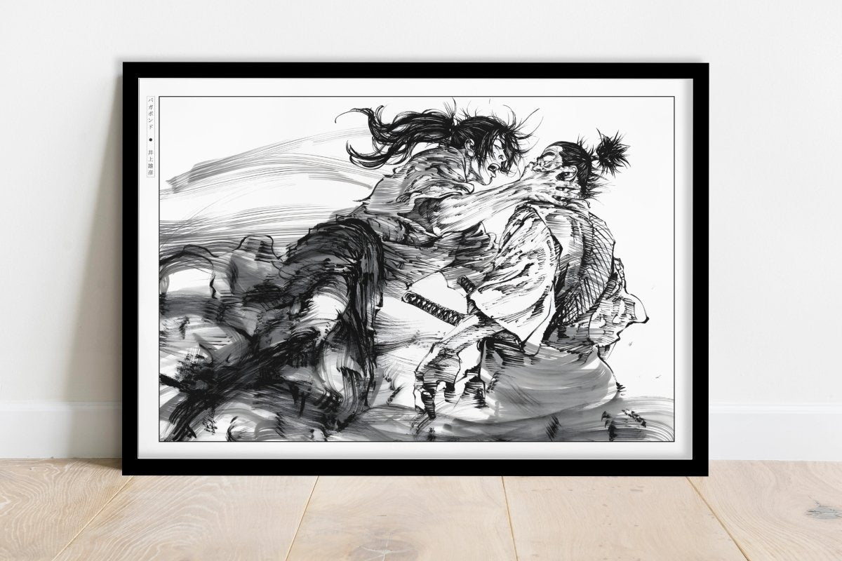 Vagabond - Silent Rage - Art Only - Black Frame