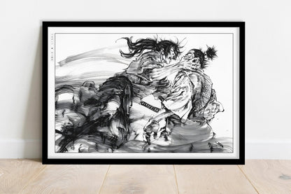 Vagabond - Silent Rage - Art Only - Black Frame