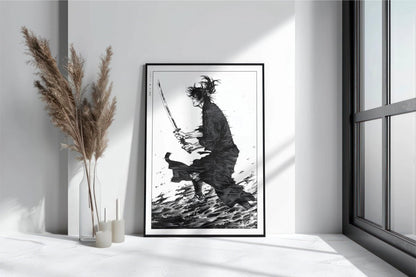 Vagabond - Miyamoto Musashi - Art Only with Decor