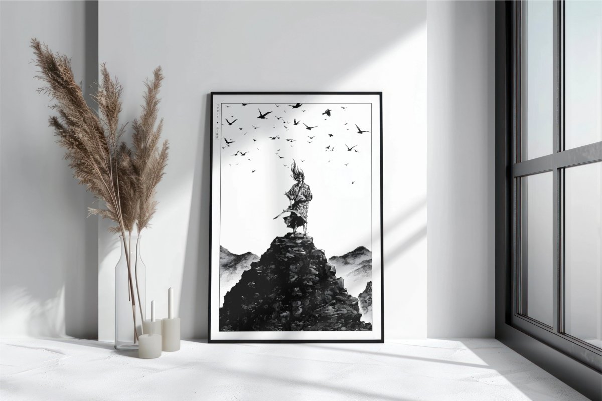 Vagabond - Among the Birds - Art Only with Decor