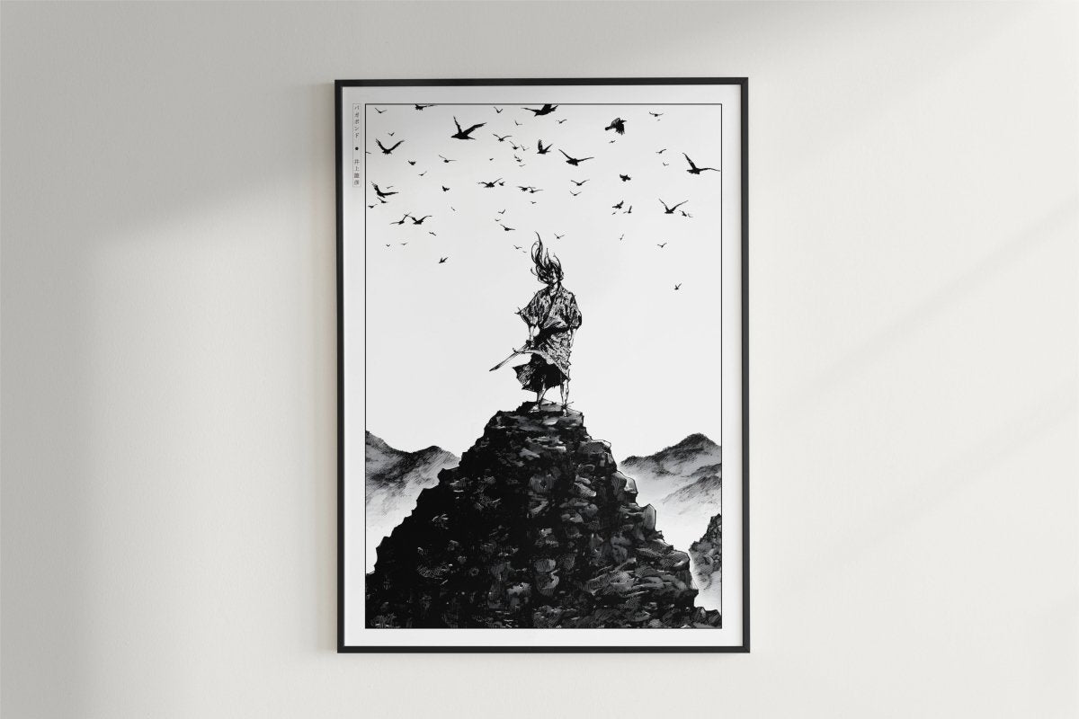 Vagabond - Among the Birds - Art Only - Black Frame