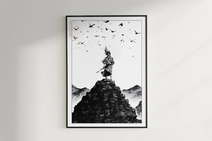 Vagabond - Among the Birds - Art Only - Black Frame