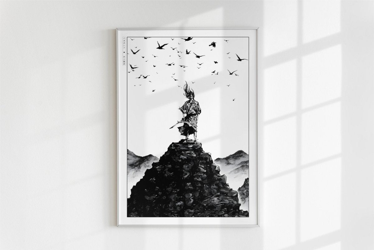 Vagabond - Among the Birds - Art Only - White Frame
