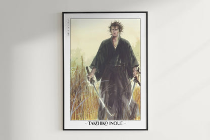 Vagabond - Bloodstained Grass - Artist Name Unframed