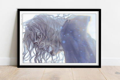 Vagabond - Musashi in the Cold - Art Only - Black Frame