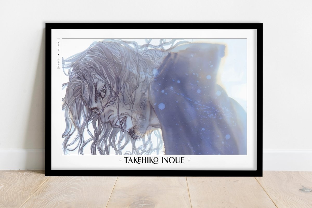 Vagabond - Musashi in the Cold - Artist Name - Black Frame