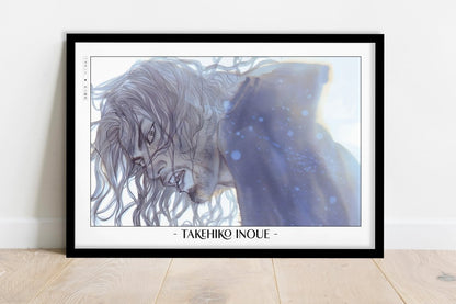 Vagabond - Musashi in the Cold - Artist Name - Black Frame