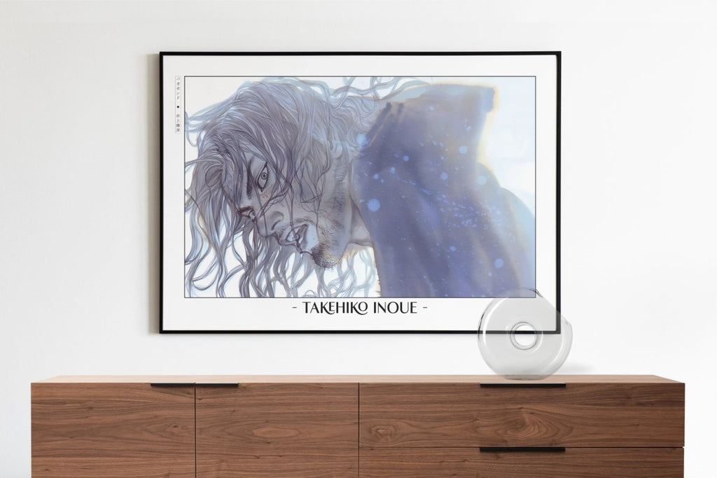 Vagabond - Musashi in the Cold - Artist Name with Decor