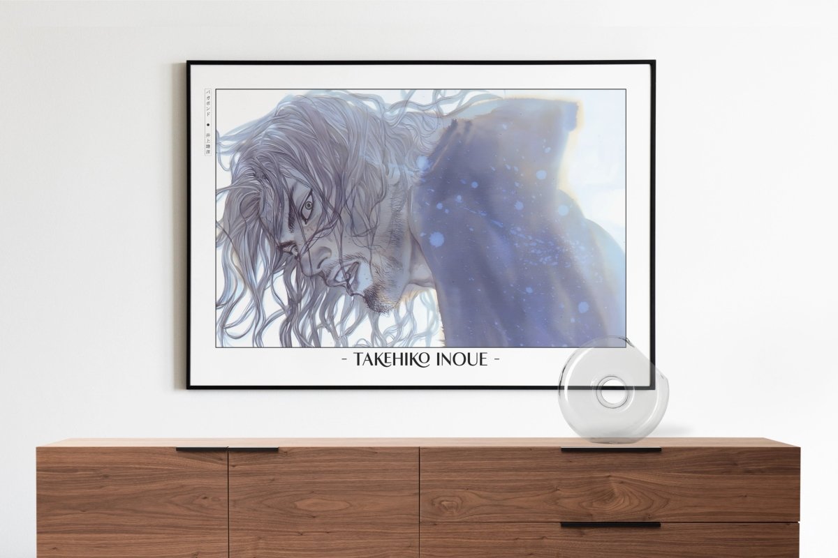 Vagabond - Musashi in the Cold - Artist Name with Decor