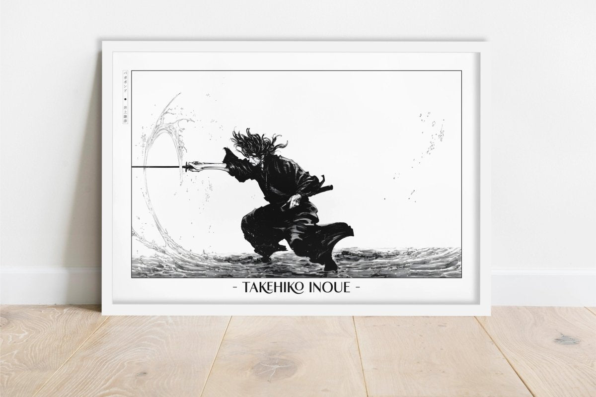 Vagabond - Flow of the Blade - Artist Name - White Frame