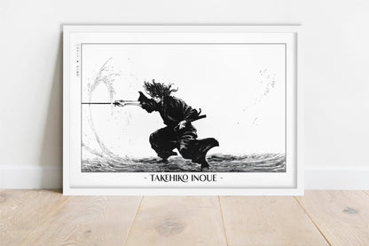 Vagabond - Flow of the Blade - Artist Name - White Frame