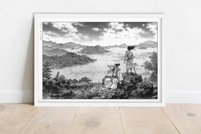 Vagabond - Above the Clouds - Art Only - White Frame