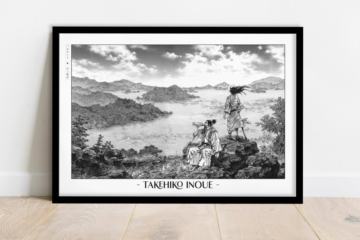 Vagabond - Above the Clouds - Artist Name - Black Frame