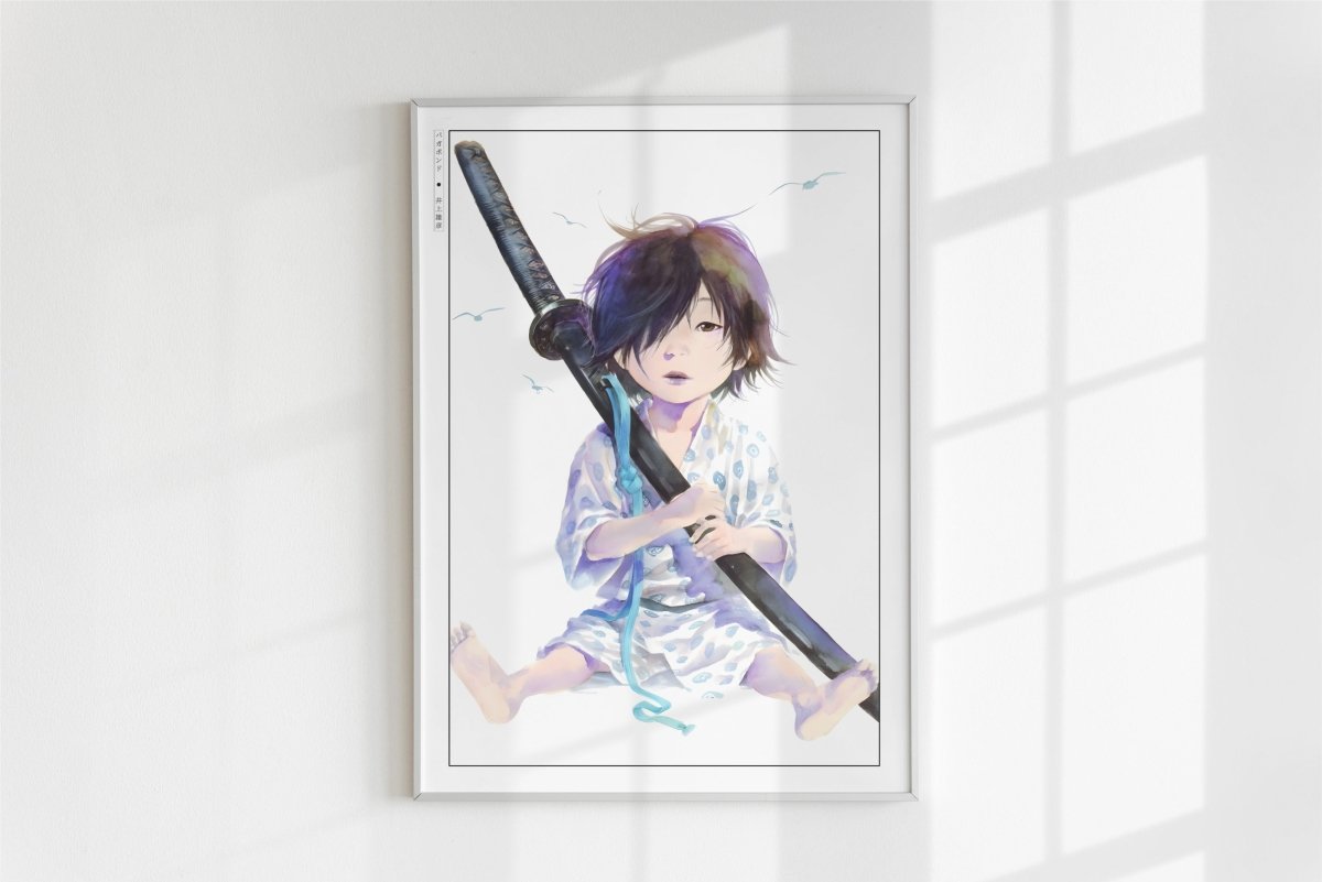 Vagabond - Baby with the Blade - Art Only - White Frame