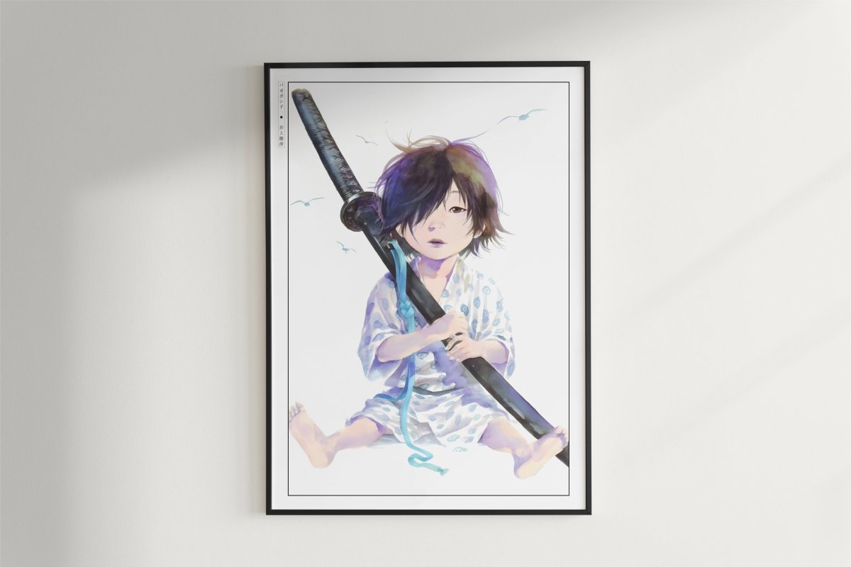 Vagabond - Baby with the Blade - Art Only - Black Frame